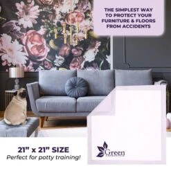 Green Lifestyle Disposable Lavender Scented Dog & Cat Pee Pads, 100 Count -Dog Supplies 1023422 PT6. AC SS1800 V1700886271