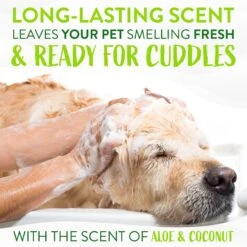 TropiClean Deodorizing Aloe & Coconut Dog & Cat Shampoo & TropiClean Lime & Coconut Deodorizing Dog & Cat Spray -Dog Supplies 1030262 PT4. AC SS1800 V1702674112