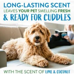 TropiClean Deodorizing Aloe & Coconut Dog & Cat Shampoo & TropiClean Lime & Coconut Deodorizing Dog & Cat Spray -Dog Supplies 1030262 PT8. AC SS1800 V1702673867