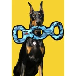 Tuffy's Ultimate 3-Way Tug Squeaky Plush Dog Toy -Dog Supplies 104657 PT2. AC SS1800 V1589561515