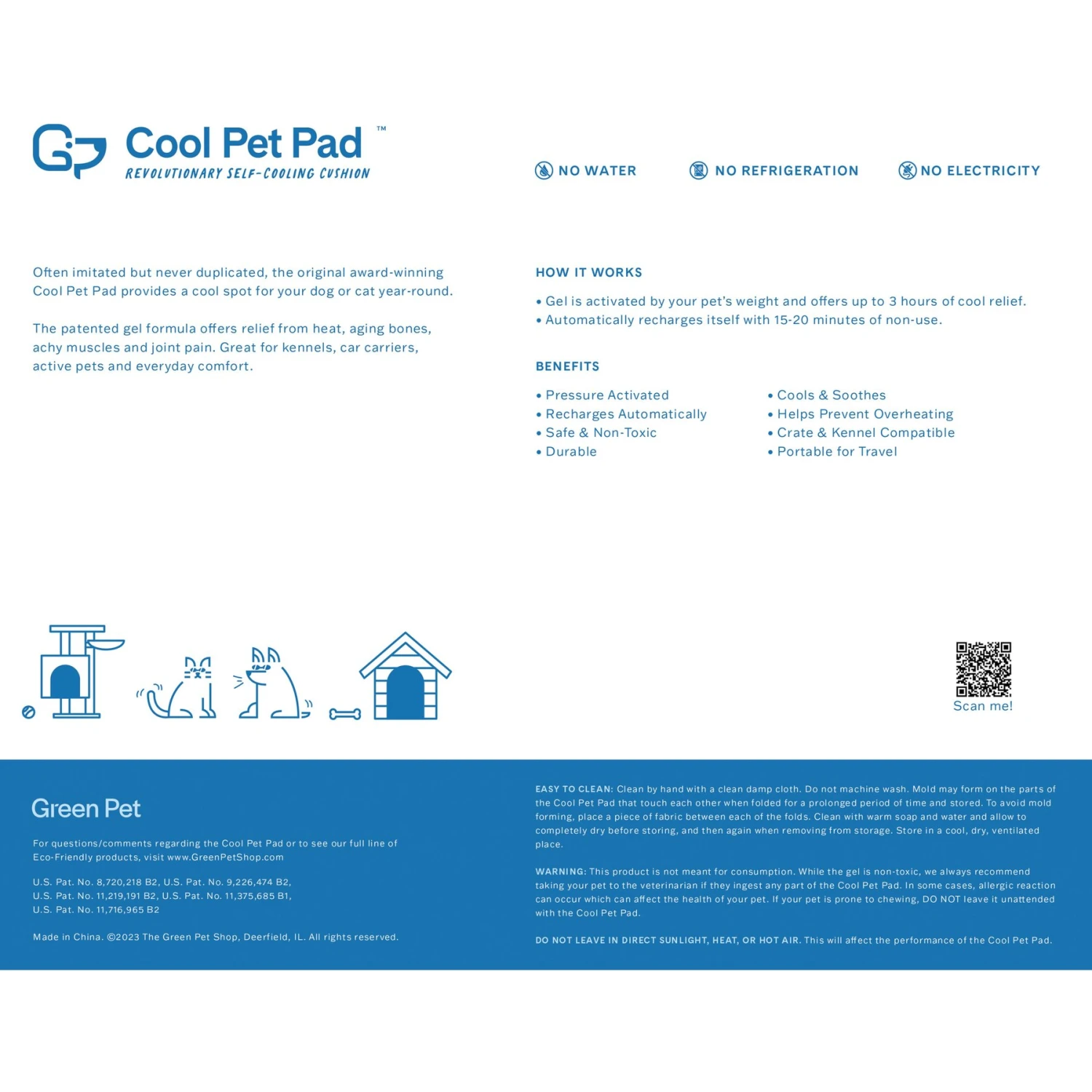 The Green Pet Shop Cool Pet Pad 7 The Green Pet Shop Cool Pet Pad - Image 5