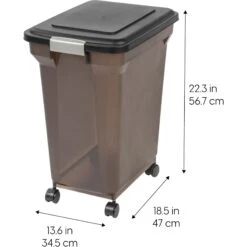 IRIS USA WeatherPro Airtight, Dog, Cat, Bird & Small-Pet Food Storage Container 14 IRIS USA WeatherPro Airtight, Dog, Cat, Bird & Small-Pet Food Storage Container -Dog Supplies 105889 PT5. AC SS1800 V1475679541