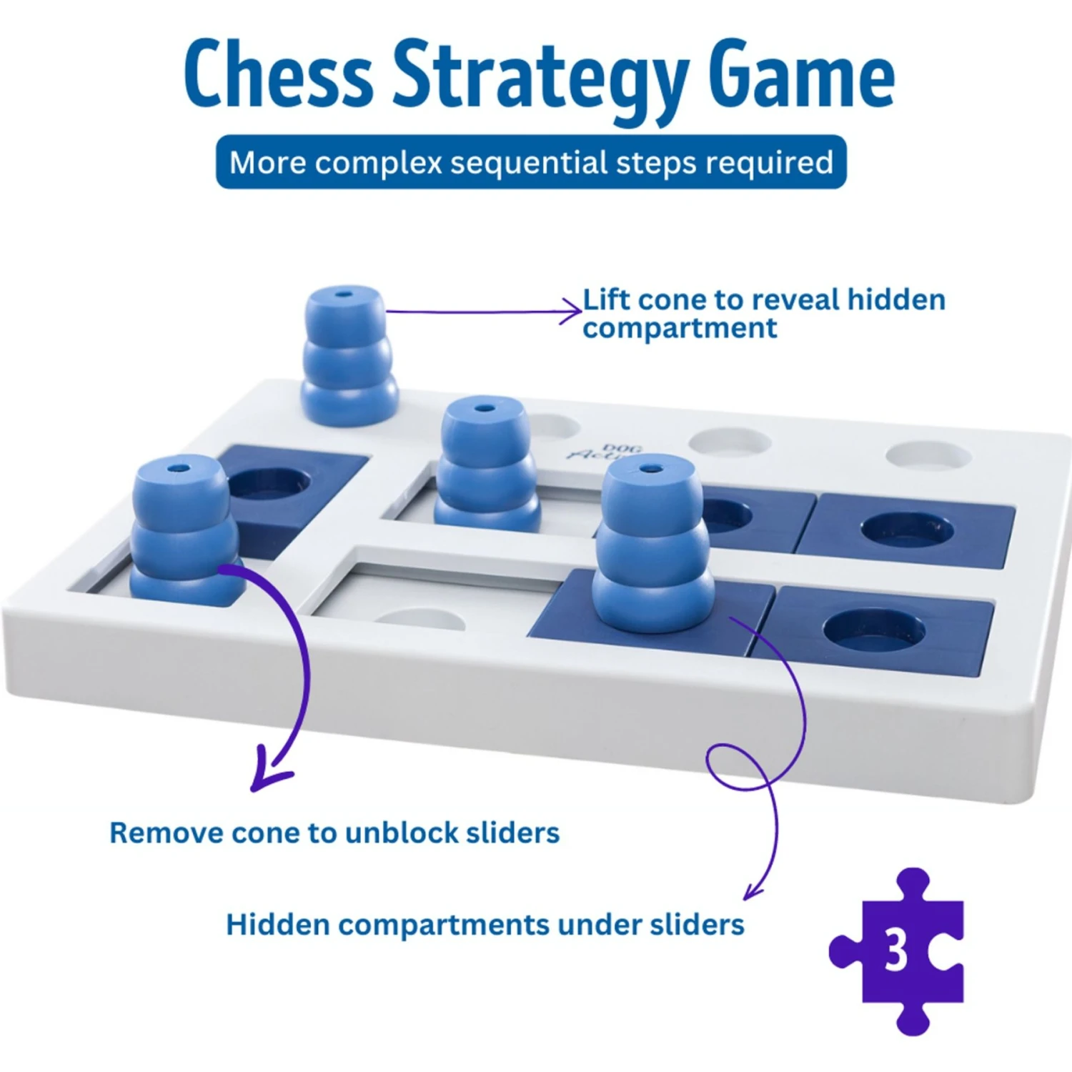 TRIXIE Chess Activity Strategy Game Dog Toy 6 TRIXIE Chess Activity Strategy Game Dog Toy - Image 4