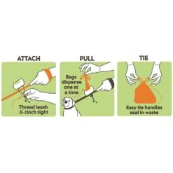 Neater Pets Neater Bags Easy-Tie Tissue-Like Dispensing Pet Waste Refill Bags -Dog Supplies 107510 PT2. AC SS1800 V1631142086
