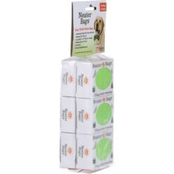Neater Pets Neater Bags Easy-Tie Tissue-Like Dispensing Pet Waste Refill Bags -Dog Supplies 107510 PT4. AC SS1800 V1631139401