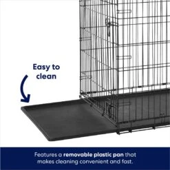 Frisco Heavy Duty Fold & Carry Single Door Collapsible Wire Dog Crate -Dog Supplies 109783 PT3. AC SS1800 V1667229294