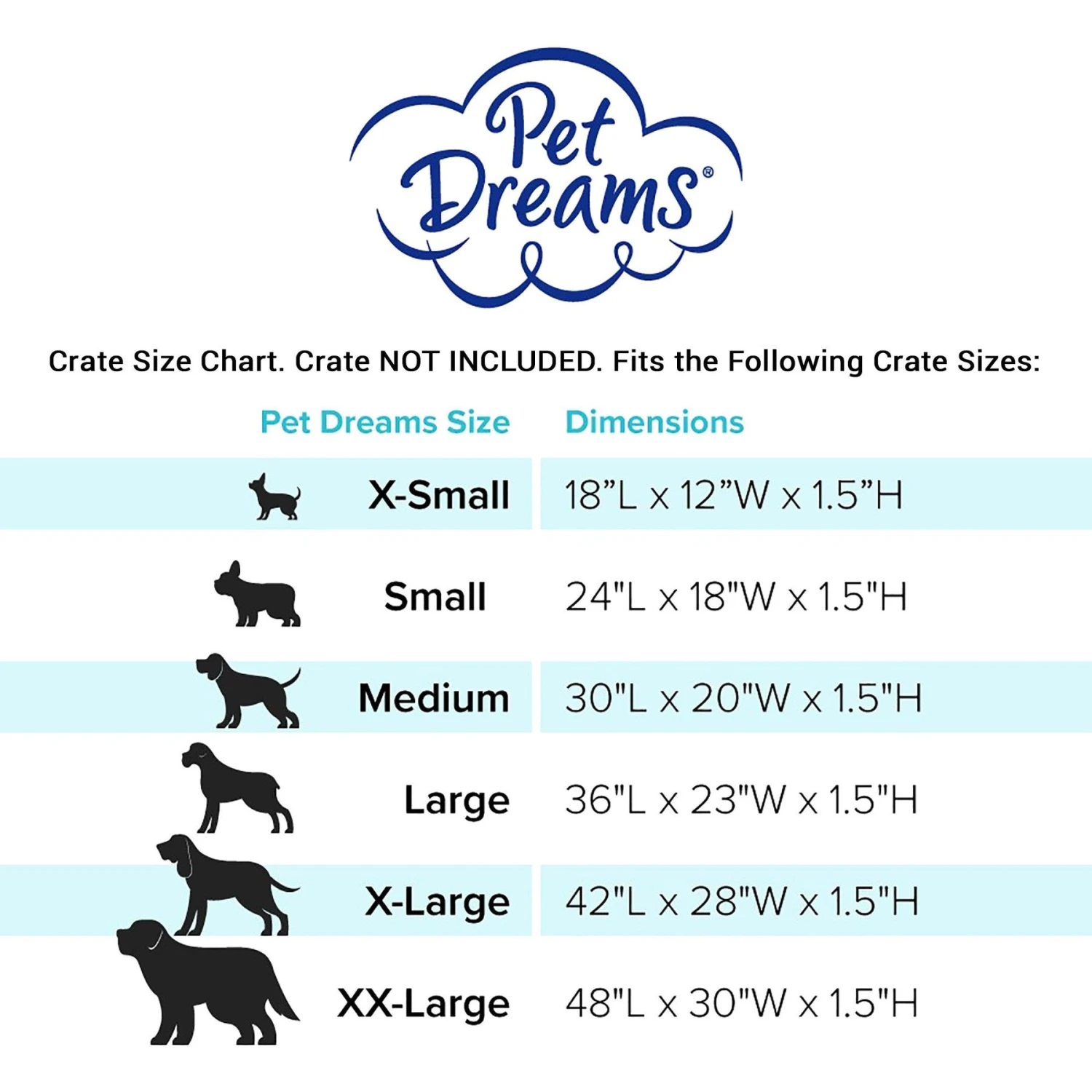 Pet Dreams Sleep-eez Classic Reversible Dog Crate Mat 11 Pet Dreams Sleep-eez Classic Reversible Dog Crate Mat - Image 9