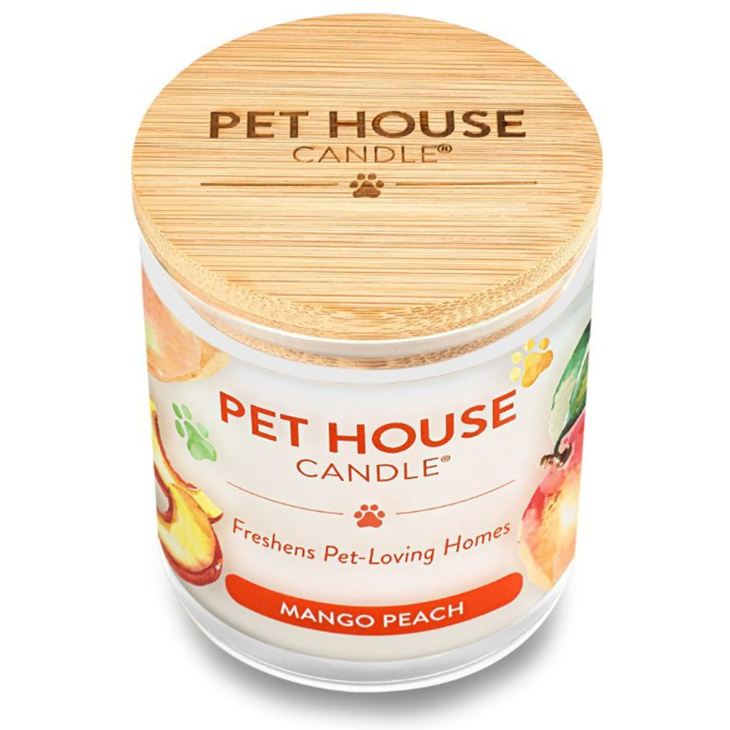 Pet House Mango Peach Natural Plant-Based Wax Candle 4 Pet House Mango Peach Natural Plant-Based Wax Candle - Image 2