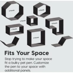 IRIS USA 4-Panel Dog Exercise Playpen, 24-in 18 IRIS USA 4-Panel Dog Exercise Playpen, 24-in -Dog Supplies 116440 PT7. AC SS1800 V1689701186