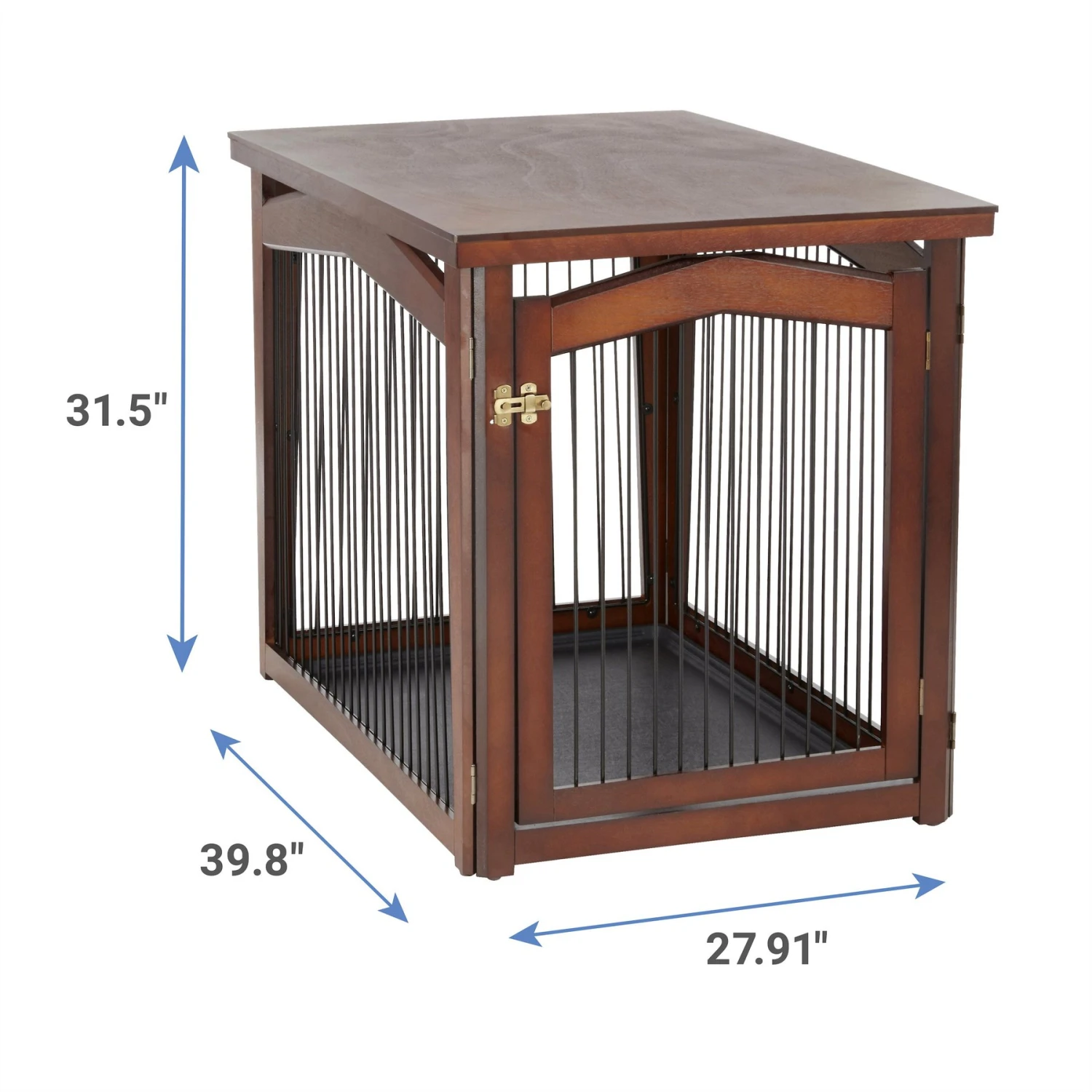 Merry Products 2-in-1 Configurable Single Door Furniture Style Dog Crate & Gate 5 Merry Products 2-in-1 Configurable Single Door Furniture Style Dog Crate & Gate - Image 3