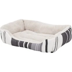 ASPCA Microtech Striped Bolster Dog Bed With Removable Cover 9 ASPCA Microtech Striped Bolster Dog Bed With Removable Cover -Dog Supplies 120508 PT2. AC SS1800 V1566323291