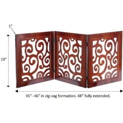 Etna 3 Piece Adjustable Wooden Gate -Dog Supplies 121026 PT2. AC SS1800 V1569020834