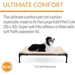 K&H Pet Products Original Cot Pad For Elevated Dog Bed -Dog Supplies 121253 PT2. AC SS1800 V1620846325