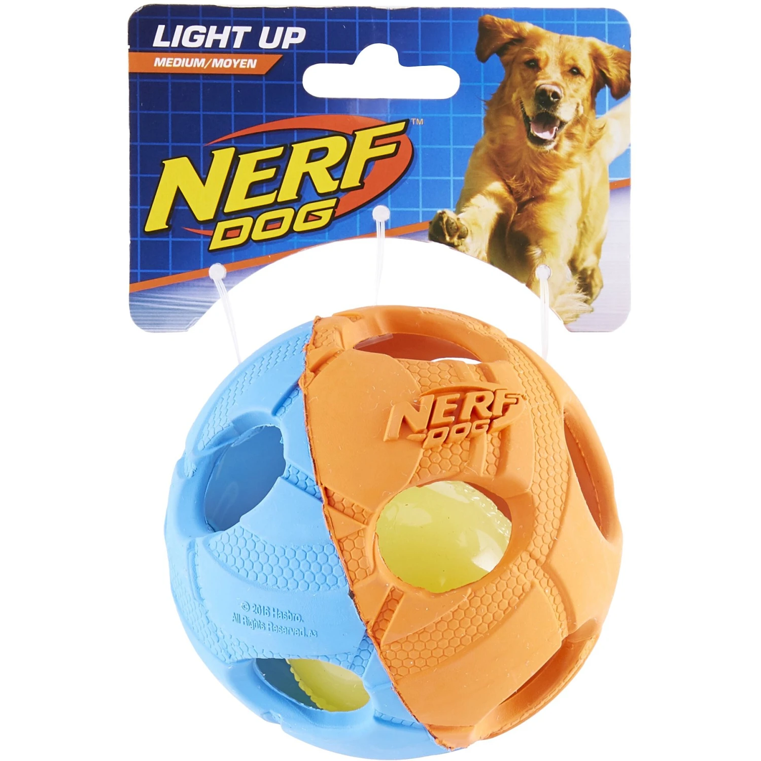 Nerf Dog Light Up Bash Ball Dog Toy, Medium 6 Nerf Dog Light Up Bash Ball Dog Toy, Medium - Image 4