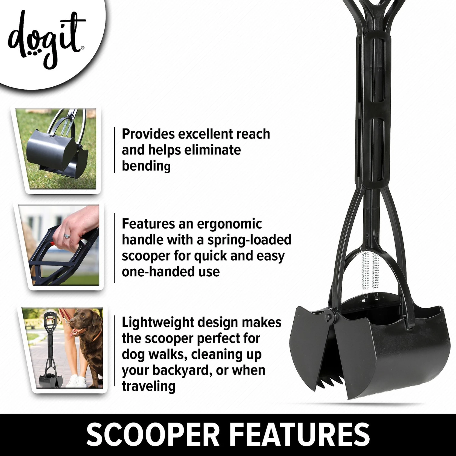 Dogit Jaws For Grass Dog Pooper Scooper 4 Dogit Jaws For Grass Dog Pooper Scooper - Image 2