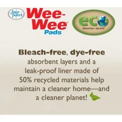 Four Paws Wee-Wee Superior Performance Eco Dog Pee Pads 13 Four Paws Wee-Wee Superior Performance Eco Dog Pee Pads -Dog Supplies 124513 PT2. AC SS1800 V1685646791