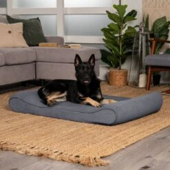 FurHaven Microvelvet Luxe Lounger Orthopedic Cat & Dog Bed With Removable Cover