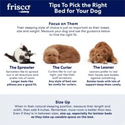 Frisco Plush Orthopedic Bolster Dog Bed W/Removable Cover -Dog Supplies 129511 PT7. AC SS1800 V1668203951