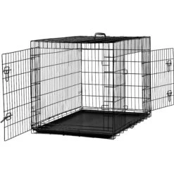 Paws & Pals Oxgord Double Door Collapsible Wire Dog Crate -Dog Supplies 132943 PT5. AC SS1800 V1562187140