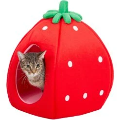 YML Strawberry Covered Cat & Dog Bed -Dog Supplies 138280 PT5. AC SS1800 V1566337727