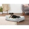 Frisco Sherpa Rectangular Bolster Cat & Dog Bed -Dog Supplies 144851 MAIN. AC SS1800 V1568843576