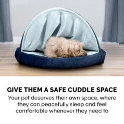 FurHaven Microvelvet Snuggery Orthopedic Cat & Dog Bed With Removable Cover 17 FurHaven Microvelvet Snuggery Orthopedic Cat & Dog Bed With Removable Cover -Dog Supplies 145029 PT6. AC SS1800 V1693937653