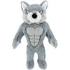 Frisco Wolf Muscle Plush Squeaky Dog Toy -Dog Supplies 147082 Main. AC SS1800 V1539206014