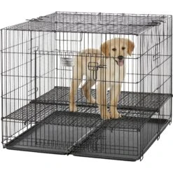 MidWest Double Door Collapsible Wire Puppy Crate 12 MidWest Double Door Collapsible Wire Puppy Crate -Dog Supplies 148953 PT3. AC SS1800 V1569025831