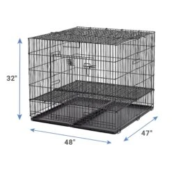 MidWest Double Door Collapsible Wire Puppy Crate 14 MidWest Double Door Collapsible Wire Puppy Crate -Dog Supplies 148953 PT5. AC SS1800 V1586805104