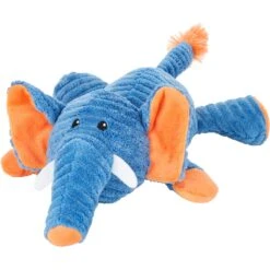 Dog Supplies 42 Frisco Corduroy Plush Squeaking Elephant Dog Toy
