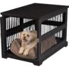 Merry Products Slide Aside Single Door Furniture Style Dog Crate & End Table -Dog Supplies 154135 MAIN. AC SS1800 V1564495647