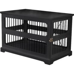 Merry Products Slide Aside Single Door Furniture Style Dog Crate & End Table -Dog Supplies 154135 PT5. AC SS1800 V1583788412