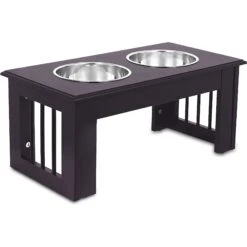 Internet's Best Traditional Non-Skid Elevated Dog Bowl