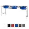 Platinum Pets Modern Triple Diner Elevated Wide Rimmed Dog & Cat Bowl -Dog Supplies 155508 MAIN. AC SS1800 V1628178699