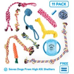 Pacific Pups Rescue Assorted Rope Dog Toys 18 Pacific Pups Rescue Assorted Rope Dog Toys -Dog Supplies 159359 PT7. AC SS1800 V1692805976