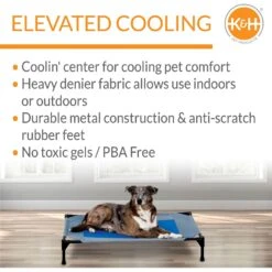 K&H Pet Products Coolin' Pet Cot Elevated Pet Bed -Dog Supplies 164028 PT3. AC SS1800 V1620846186
