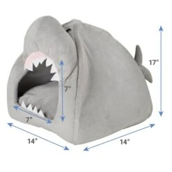Frisco Novelty Shark Covered Cat & Dog Bed 11 Frisco Novelty Shark Covered Cat & Dog Bed -Dog Supplies 165339 PT3. AC SS1800 V1627580569