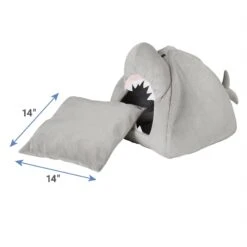 Frisco Novelty Shark Covered Cat & Dog Bed 12 Frisco Novelty Shark Covered Cat & Dog Bed -Dog Supplies 165339 PT4. AC SS1800 V1627578397