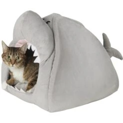 Frisco Novelty Shark Covered Cat & Dog Bed 13 Frisco Novelty Shark Covered Cat & Dog Bed -Dog Supplies 165339 PT5. AC SS1800 V1578443454