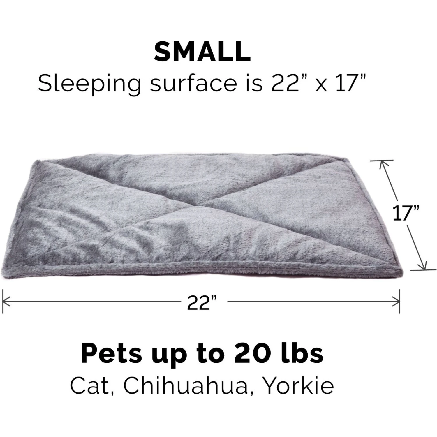 FurHaven ThermaNAP Faux Fur Self-Warming Dog & Cat Mat 6 FurHaven ThermaNAP Faux Fur Self-Warming Dog & Cat Mat - Image 4