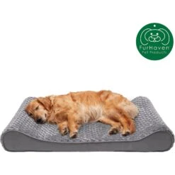 FurHaven Ultra Plush Luxe Lounger Orthopedic Cat & Dog Bed With Removable Cover -Dog Supplies 172406 PT3. AC SS1800 V1625263385