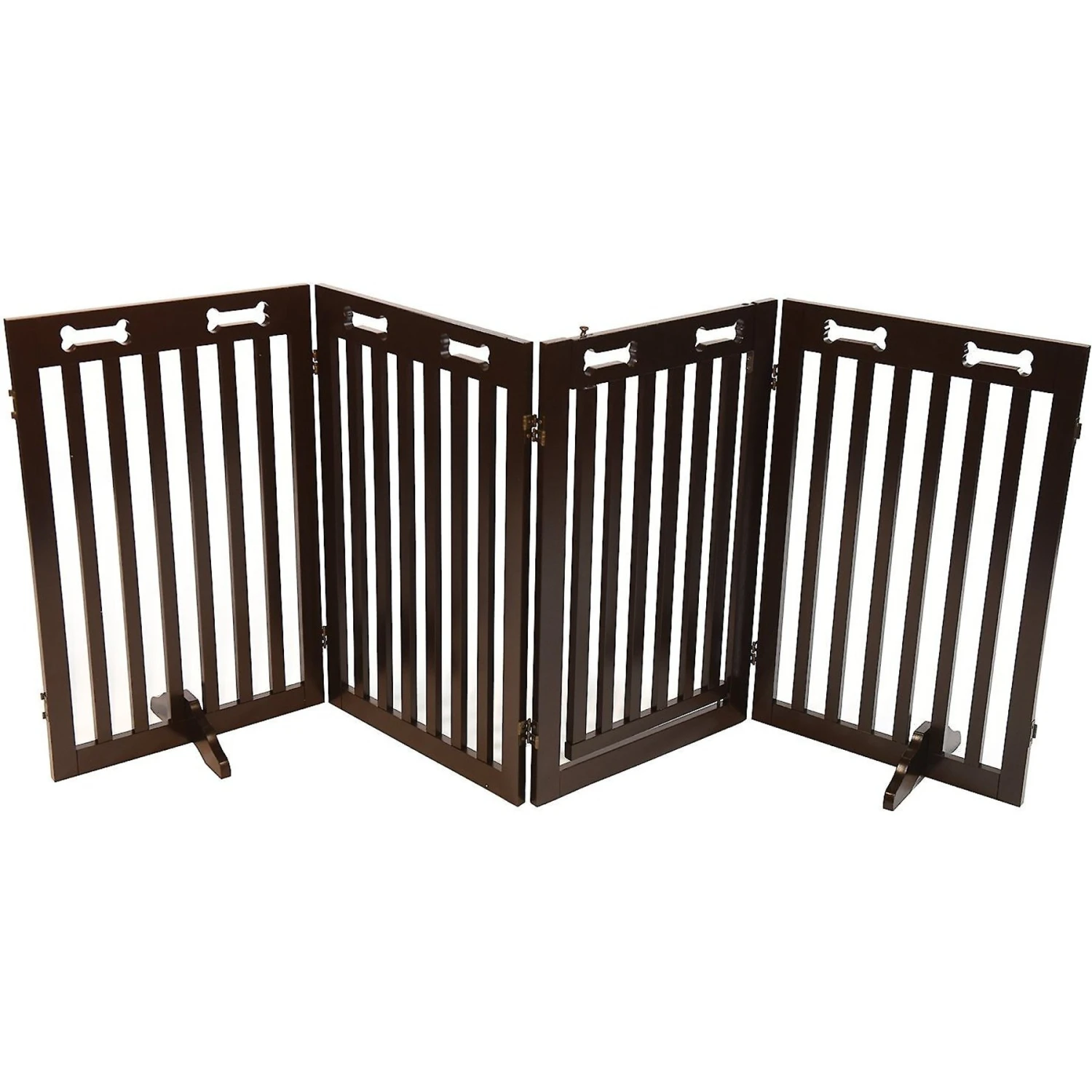 Arf Pets Free-Standing Walk-Through Wood Dog & Cat Gate 4 Arf Pets Free-Standing Walk-Through Wood Dog & Cat Gate - Image 2
