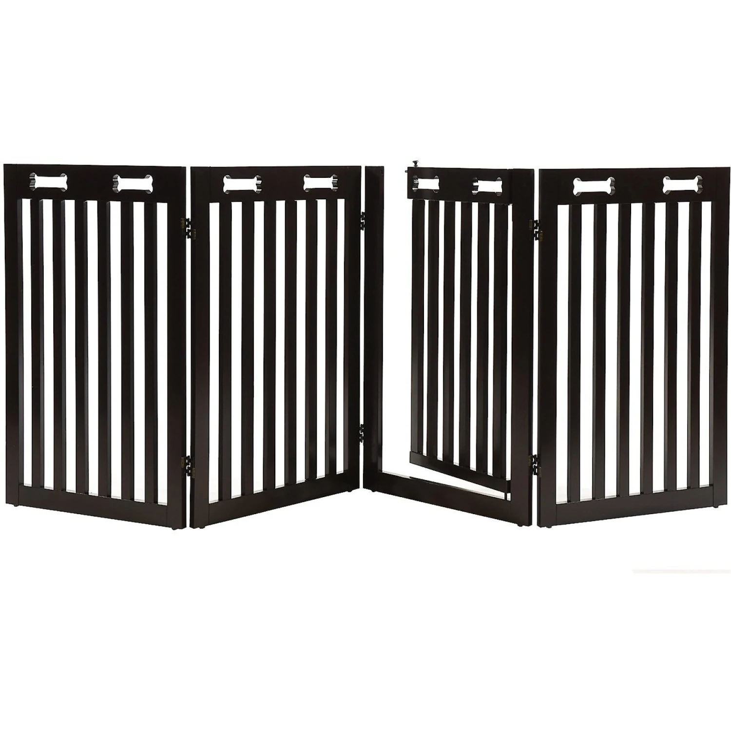 Arf Pets Free-Standing Walk-Through Wood Dog & Cat Gate 5 Arf Pets Free-Standing Walk-Through Wood Dog & Cat Gate - Image 3