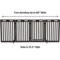 Arf Pets Free-Standing Walk-Through Wood Dog & Cat Gate 13 Arf Pets Free-Standing Walk-Through Wood Dog & Cat Gate -Dog Supplies 173275 PT3. AC SS1800 V1566240830