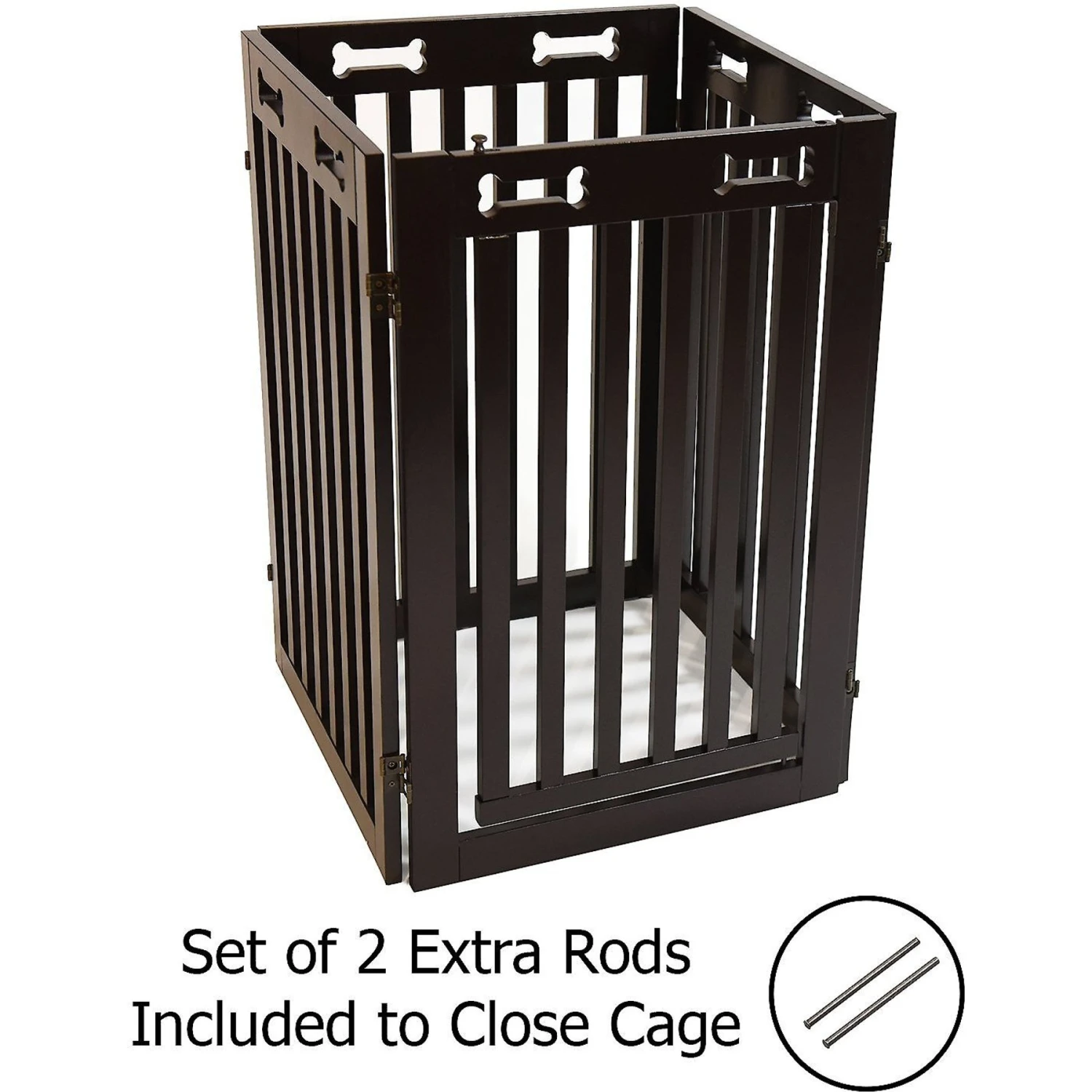 Arf Pets Free-Standing Walk-Through Wood Dog & Cat Gate 7 Arf Pets Free-Standing Walk-Through Wood Dog & Cat Gate - Image 5