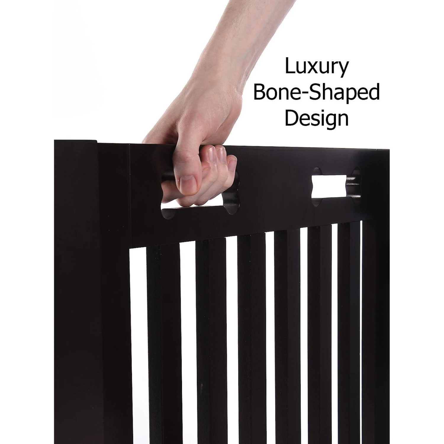 Arf Pets Free-Standing Walk-Through Wood Dog & Cat Gate 9 Arf Pets Free-Standing Walk-Through Wood Dog & Cat Gate - Image 7