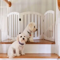 Arf Pets Free-Standing Wood Dog & Cat Gate