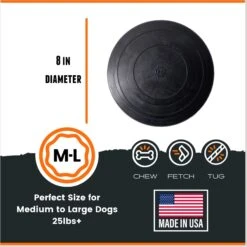 Monster K9 Dog Toys Indestructible Flying Disc Dog Toy -Dog Supplies 173928 PT1. AC SS1800 V1672947923