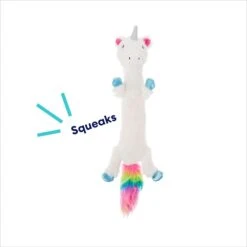 Frisco Unicorn Skinny Plush Squeaky Dog Toy -Dog Supplies 174713 PT2. AC SS1800 V1695670691