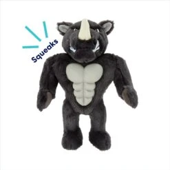 Frisco Rhino Muscle Plush Squeaky Dog Toy 10 Frisco Rhino Muscle Plush Squeaky Dog Toy -Dog Supplies 174719 PT2. AC SS1800 V1691784248